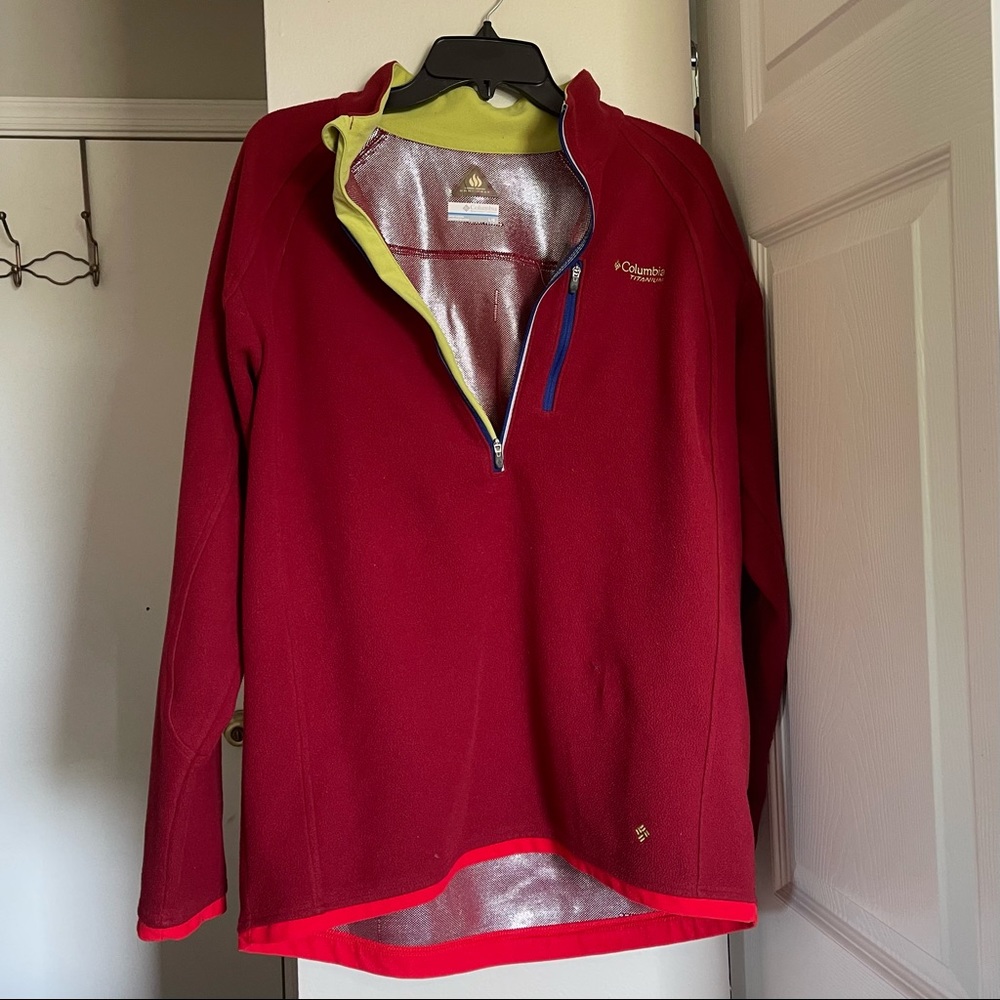 Women's Park View™ Grid 1/2 Zip Fleece Pullover Size Large